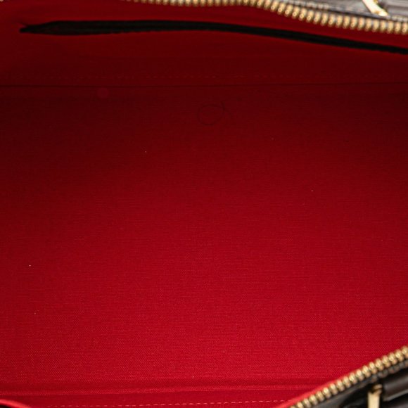 Louis Vuitton Damier Alma Handbag N51131 Brown PVC Leather Women's LOUIS VUITTON - Picture 5 of 8